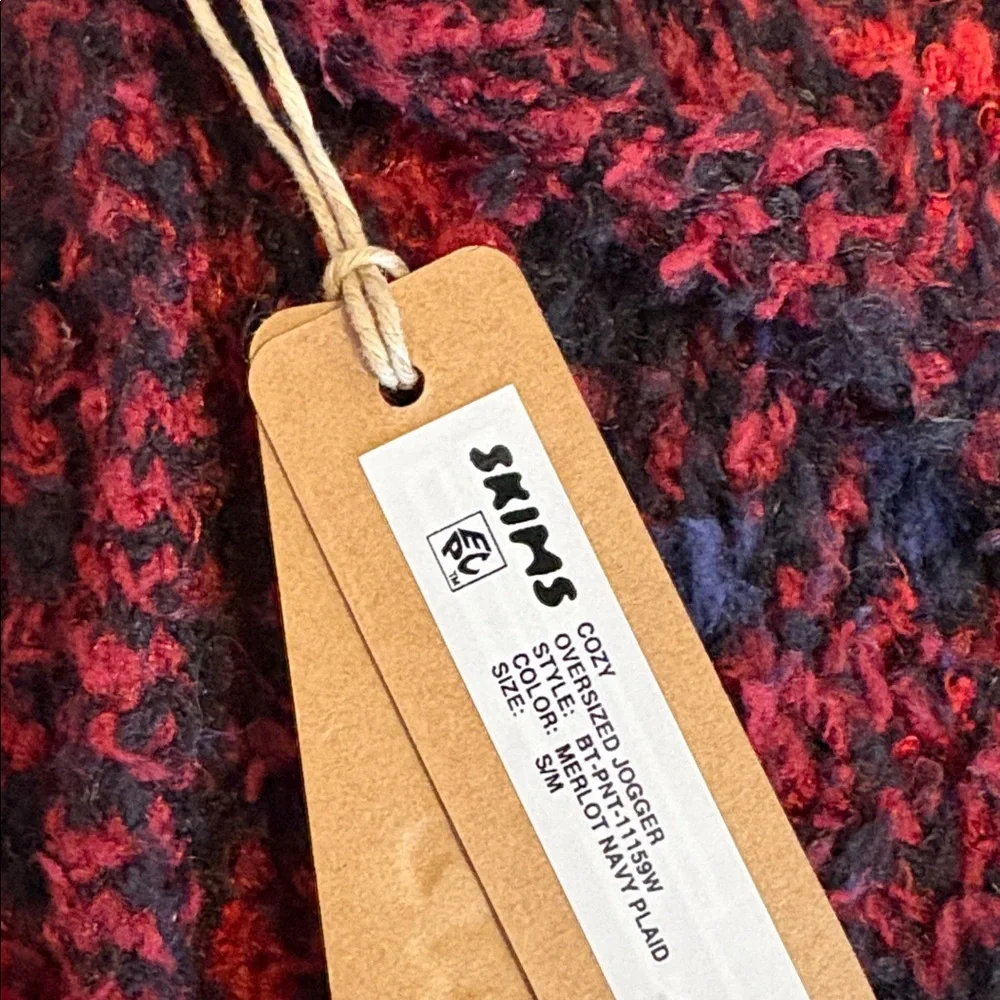 NWT SKIMS cozy oversized joggers S/M - Picture 4 of 6